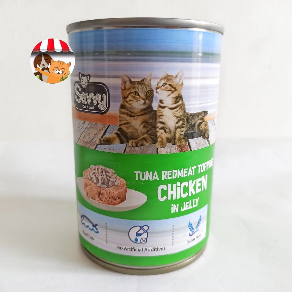 Makanan Kucing Kaleng Savvy 400gr - Savvy Wet Food