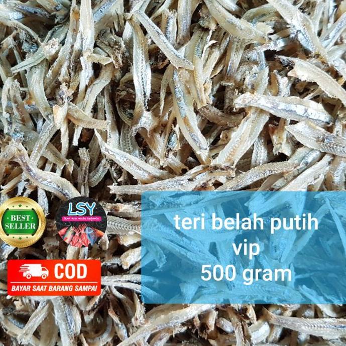 

Limited[KF7]-ikan asin teri belah putih vip/ jengki belah vip 500gr