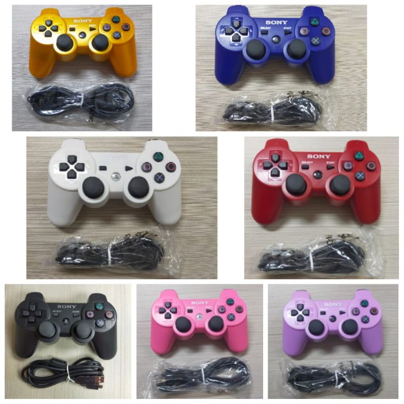 STIK PS3 ORI PABRIK WARNA STIK PS3 OP STIK PS3 WIRELESS GETAR ORIGINAL PABRIK