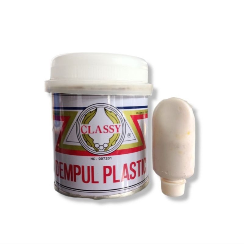 Dempul Plastik Kayu Besi Mobil Motor CLASSY 250gr 1/4 kg