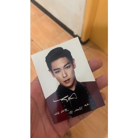 BIGBANG TOP PHOTOCARD FROM BIGBANG CANDY 2014 YGEX