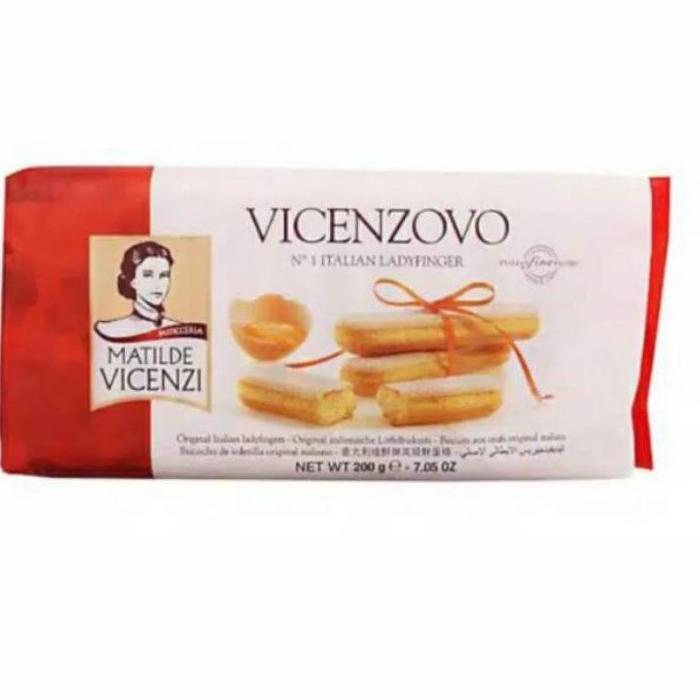 

kodep6P0b Vincenzovo Lady Lady Finger - Biscuit Tiramisu Matilde Vincenzi 200gram