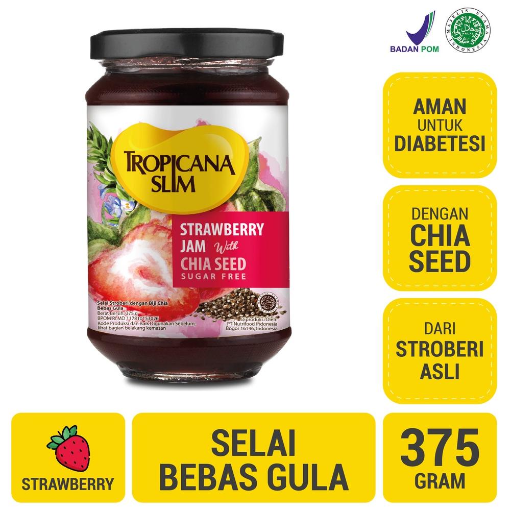 

Star 2.2 Tropicana Slim Strawberry Jam 375 g - Selai Stroberi Bebas Gula Hanya Di Sini