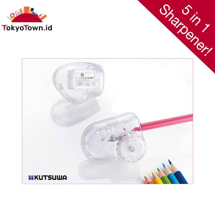 

T'Gaal 5 in 1 automatic pencil sharpener # rautan