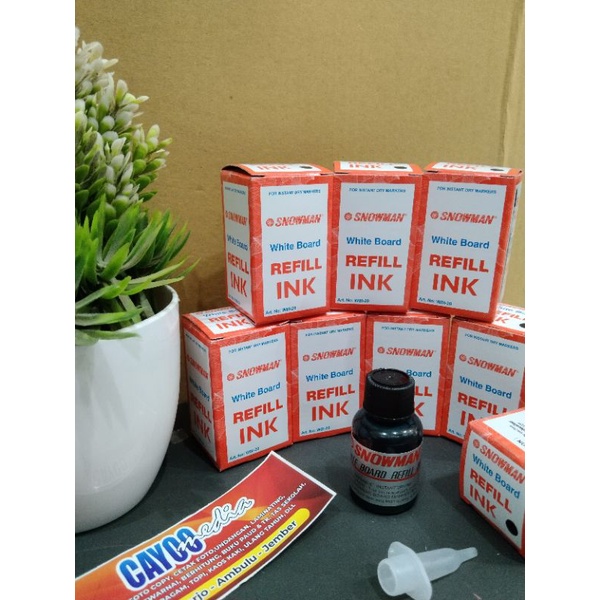 

Snowman Refill Ink for White Board Marker Black