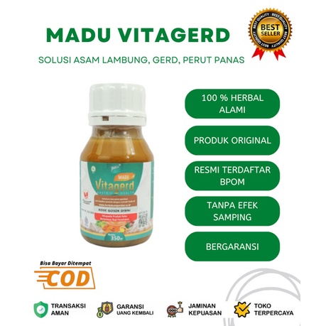 

Madu Vitagerd Obat Mengatasi Gerd Asam Lambung Bab Berdarah Mag Kronis Perut Panas Perut Kembung Sakit Tenggorokan Mual Muntah Sulit Bab Isi 350 gram 100% Original.