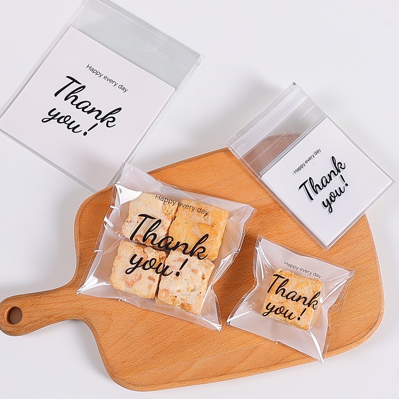 BAKINDO Plastik packaging nastar cookies coklat permen berbagai motif 7x10cm 1 pack 100 pcs
