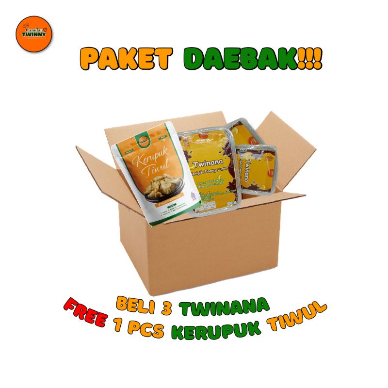 

BELI 3 PCS KERIPIK PISANG LUMER TWINANA FREE 1 KERUPUK TIWUL