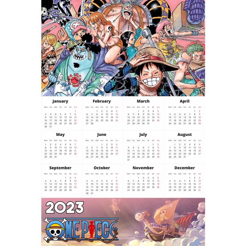 

KALENDER DINDING ANIME 2023 ONE PIECE