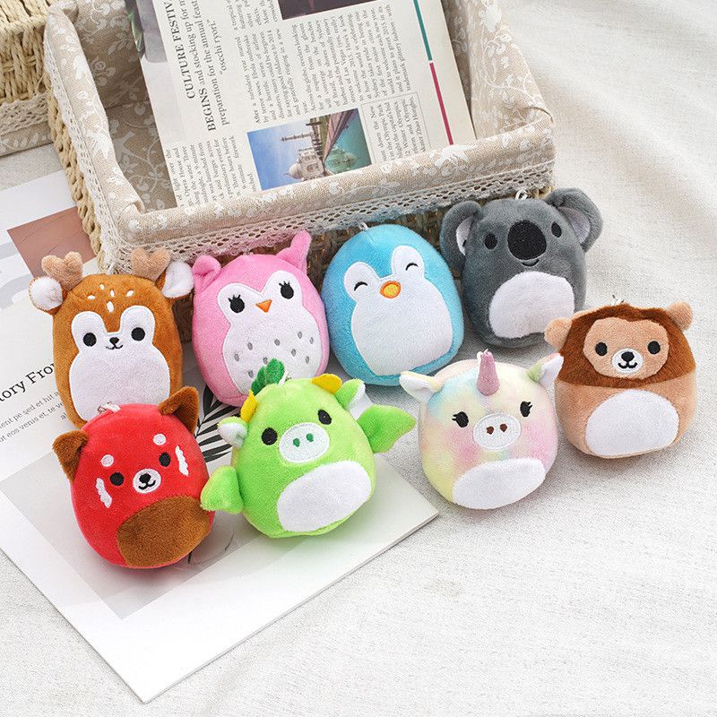 Mainan Anak Squishallow Keychain Animal Plush Kualitas Premium