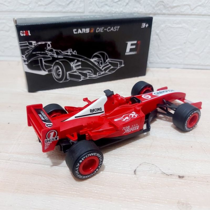 Diecast Mobil Formula One Alloy - Miniatur Model Mobilan Balap Koleksi Anak Dewasa