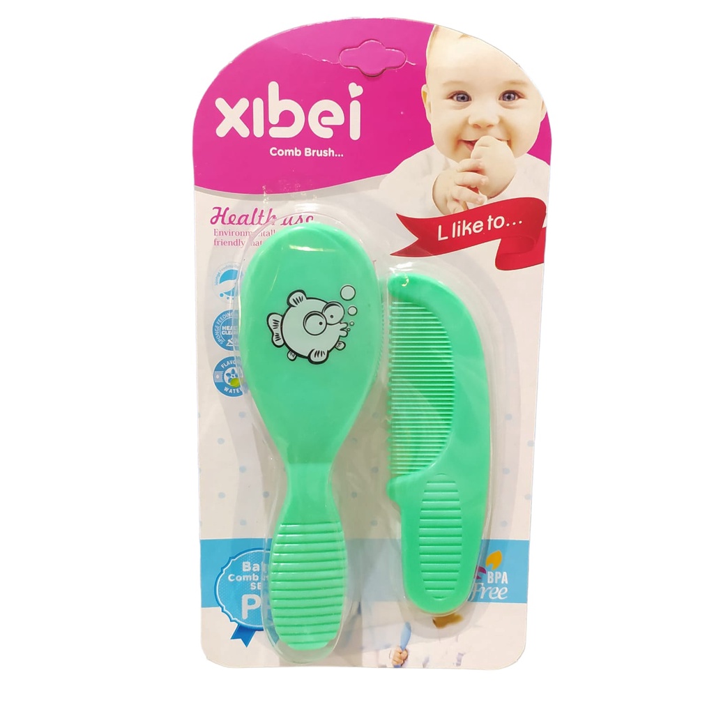 Sisir Rambut Bayi Set I Baby Comb Brush Set