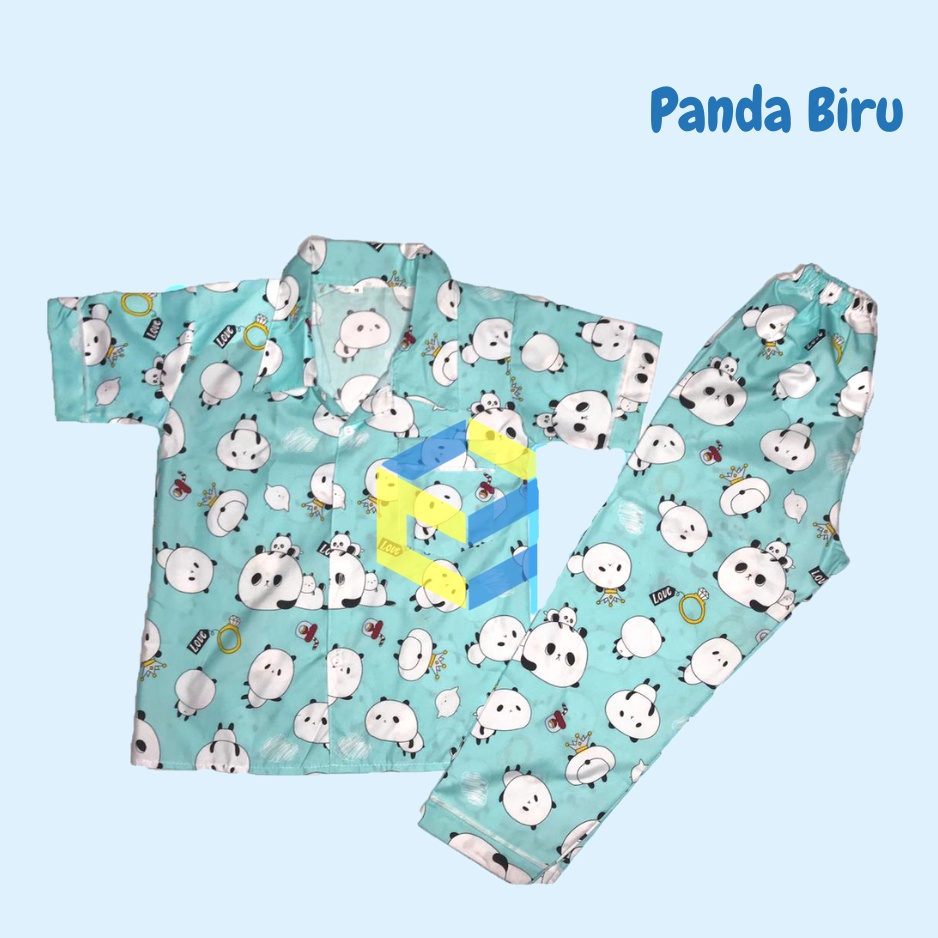 Bisa COD ELBOX Piyama Anak Pilih Motif 1 - 5 Tahun / Baju tidur Anak / Setelan Baju Anak