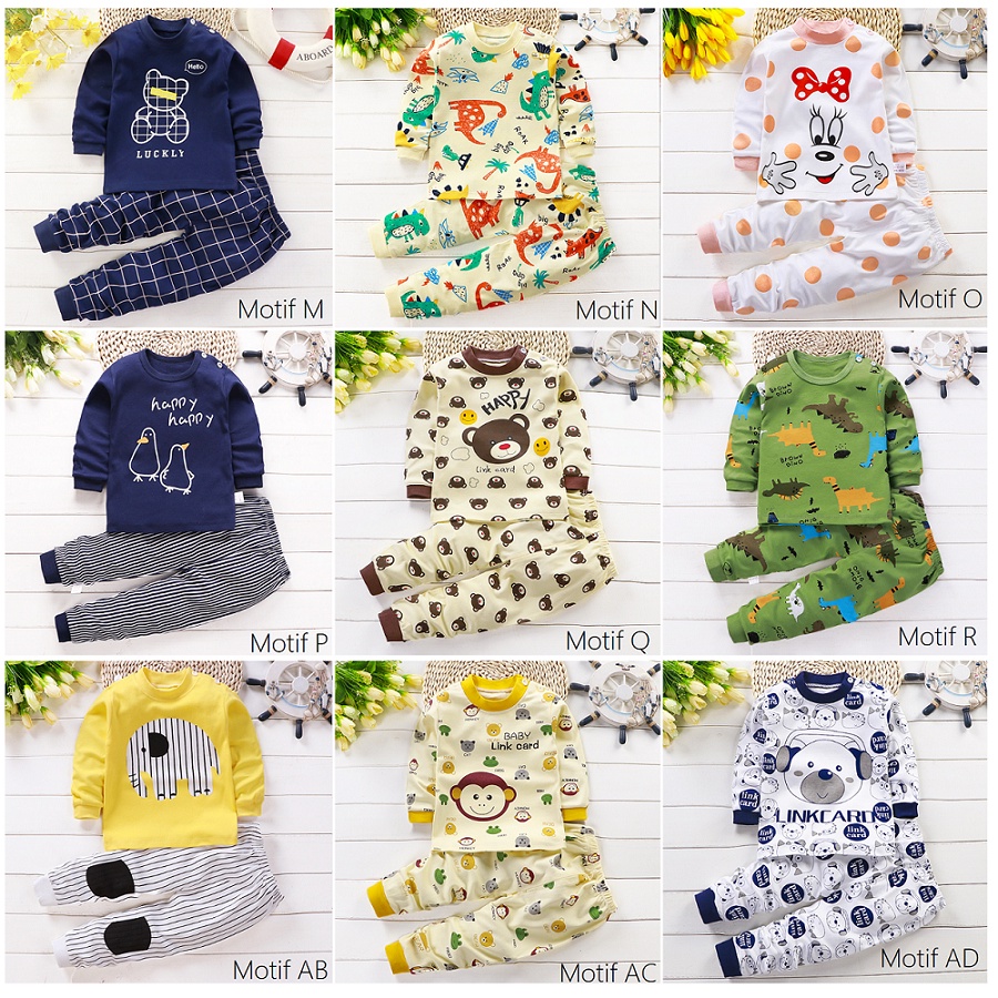 Setelan Bayi / Setelan Panjang Bayi / Baju Bayi / Kaos Bayi Lucu