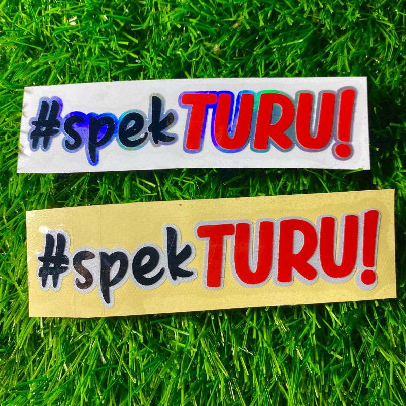 Sticker cutting spek turu variasi motor stiker timbul