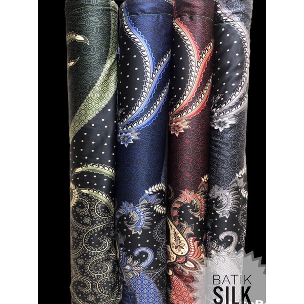 Kain Batik Halus Semi Sutra Motif (per 0.5 Meter)