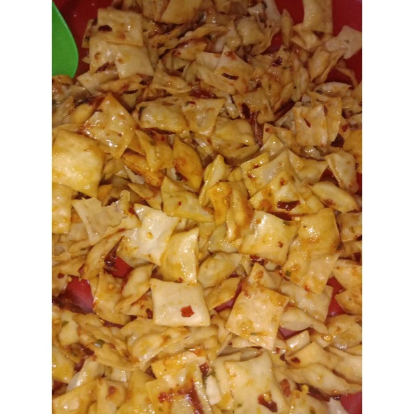 

Pangsit karamel daun jeruk