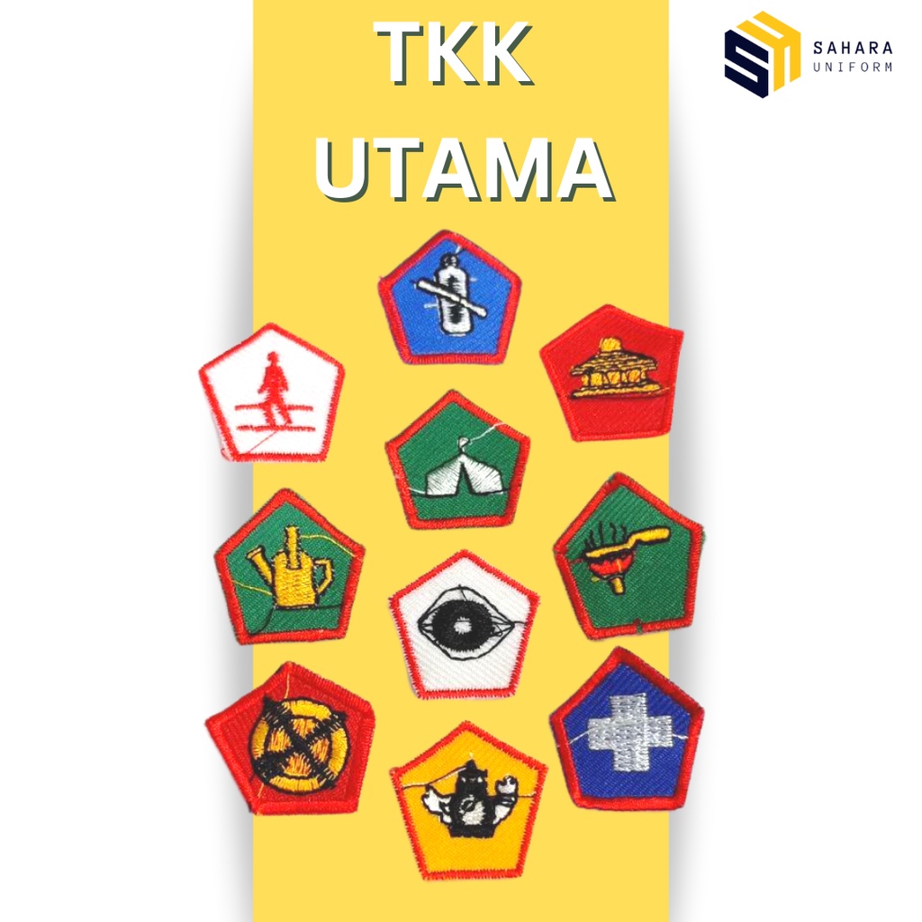 

TKK penggalang utama pramuka bahan bordir