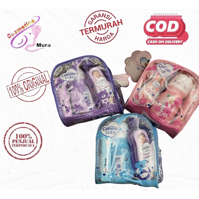 [ small &amp; medium pack  ] cussons bag baby - paket gift bayi - cusson paket gift baby - cussons baby small pack - paket small dari cussons baby