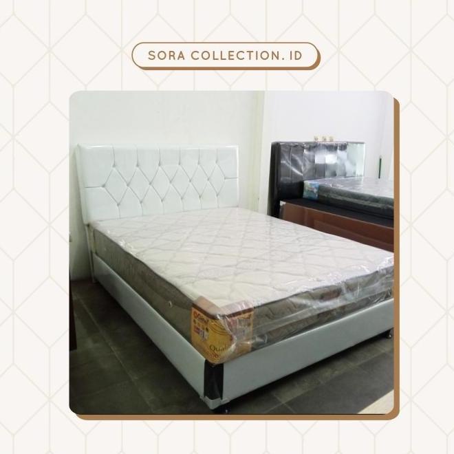 DIVAN SPRINGBED KAIN OSCAR - RANGKA TEMPAT TIDUR UKURAN 180X200 CM H545YT2HY