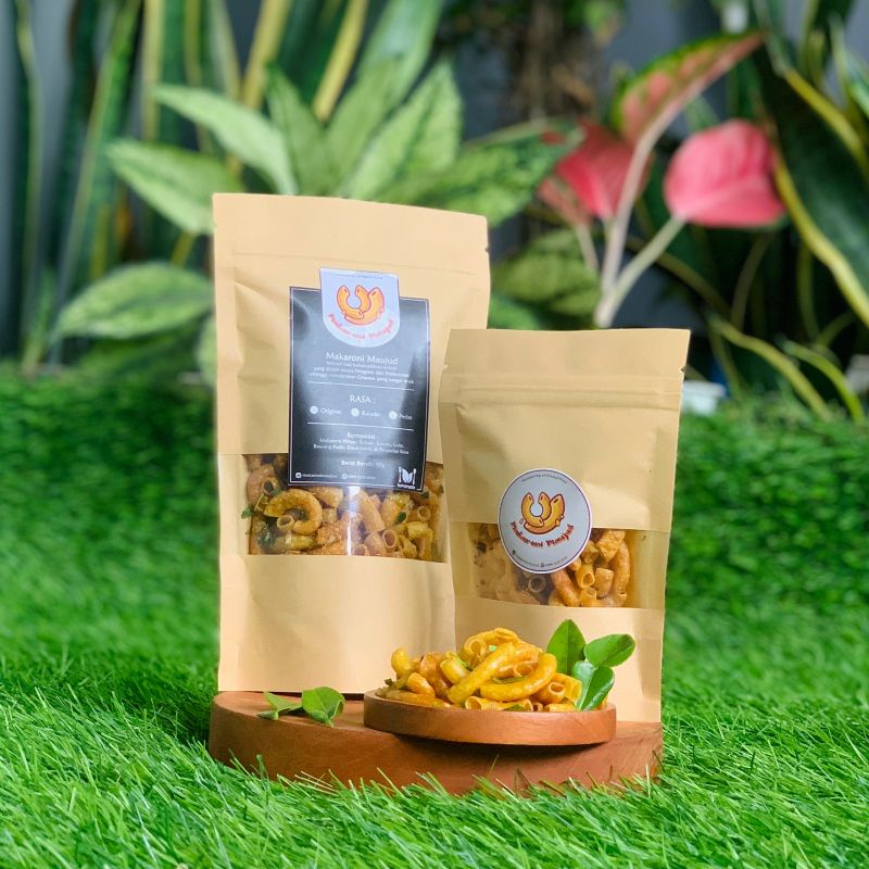 

Makaroni Pedas Daun Jeruk Maujud food Original balado Less Oil Renyak Nikmat