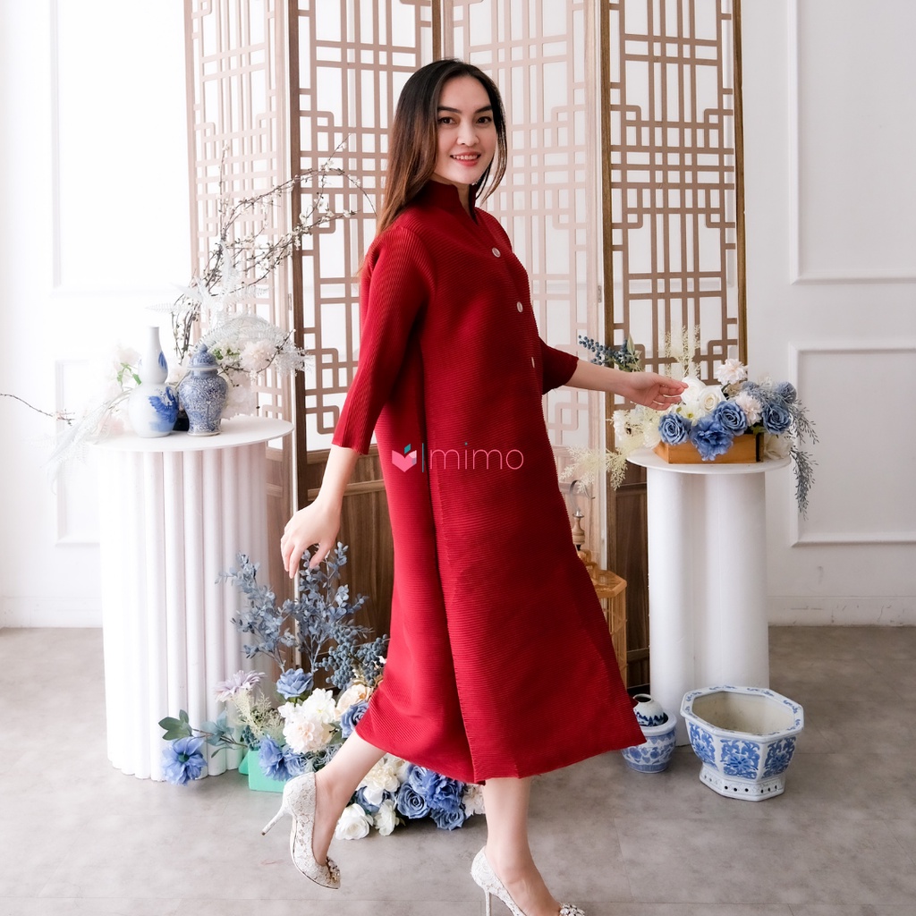 Terre Long Pisket Dress (Turun Naik Dress)