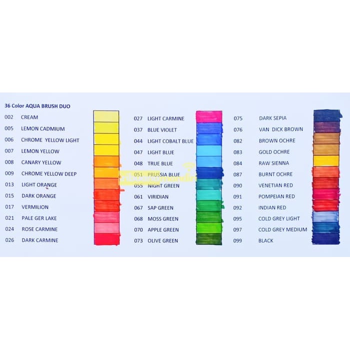 

Terlaris ✨ -Lyra Aqua Brush Duo Dual Pen 36 Colors / Spidol Brush Set- 2.1.23