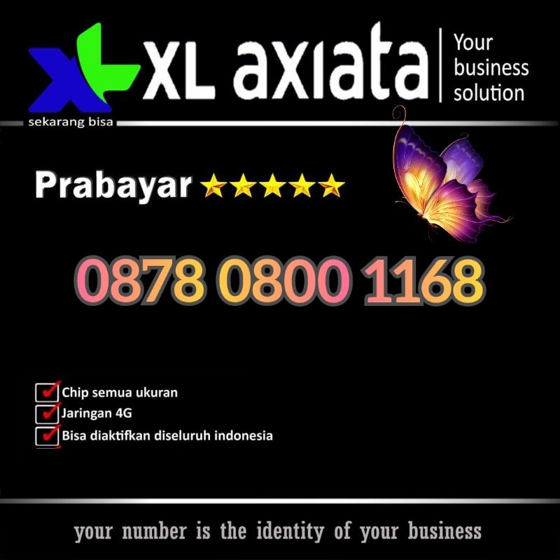 Nomor cantik xl ilufa 168