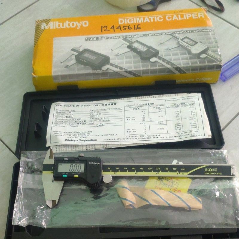 Jual Digital Caliper Mitutoyo Original Mm Jangka Sorong Sikmat