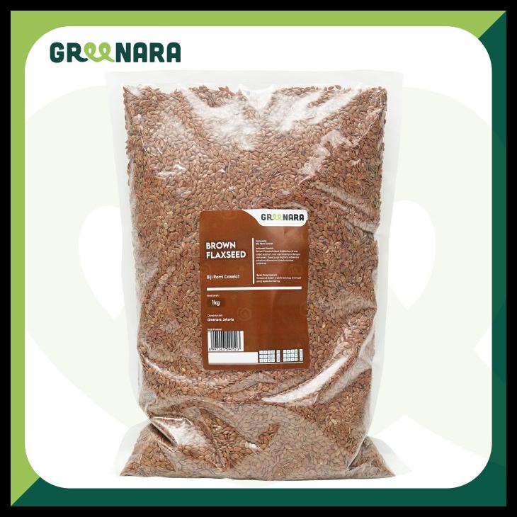 

NATURAL BROWN FLAXSEED 1KG KODE 1233