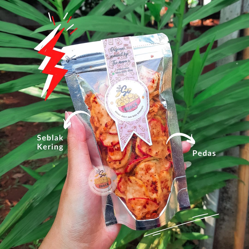 

KERUPUK SEBLAK KERING PEDAS 60 GRAM SEBRING KRIUK RENYAH KERUPUK SEBLAK BANTET BANTAT