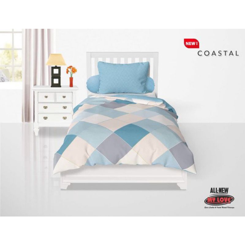 SPREI SINGLE SIZE MY LOVE 100x200 TINGGI 30CM