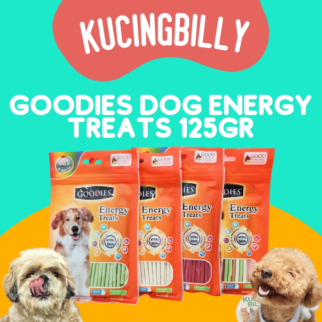 GOODIES DOG ENERGY TREATS 125gr