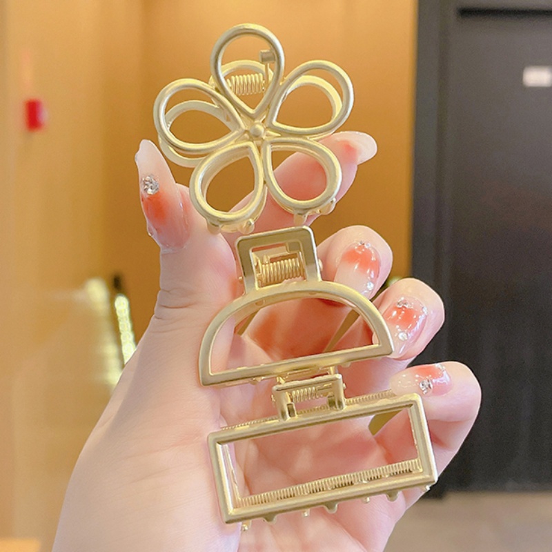 Korea Klip Logam Kecil Jepit Rambut Wanita Poni Belakang Klip Medium Hair Clip