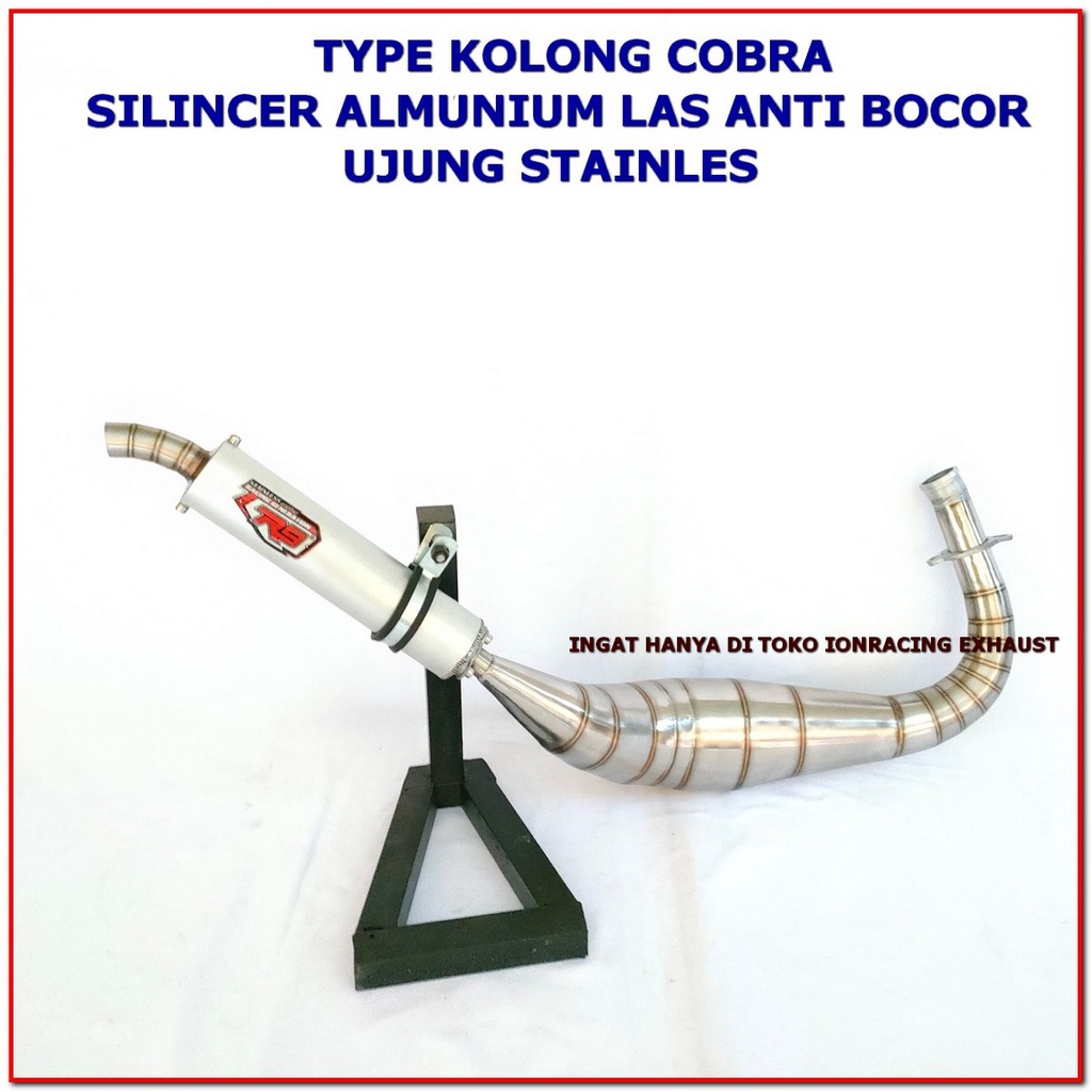 Knalpot RX king RX special kolong kobra Stainles SE [ Special Edition ] pake silincer almunium las R