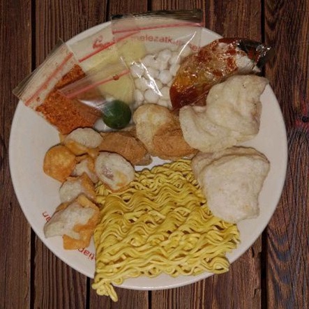 

Cuanki instan bumbu lengkap, cuanki tahu, cuanki lidah, siomay