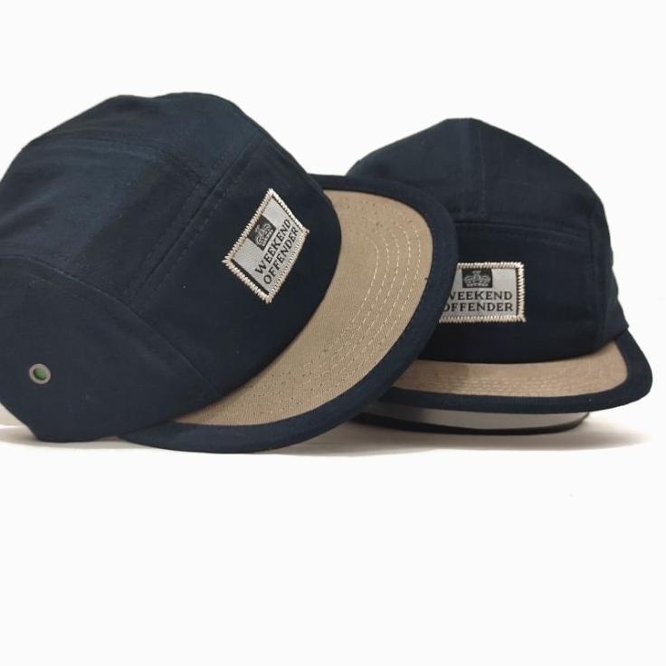 Topi Distro 5panel Topi panel Weekend offender Topi distro premium visor pendek –AND.21Ja23q