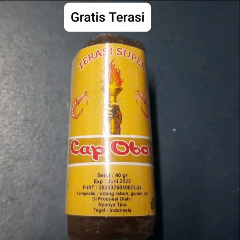 

Terasi Udang Cap Obor Oleh Oleh Khas Cirebon 40Gr