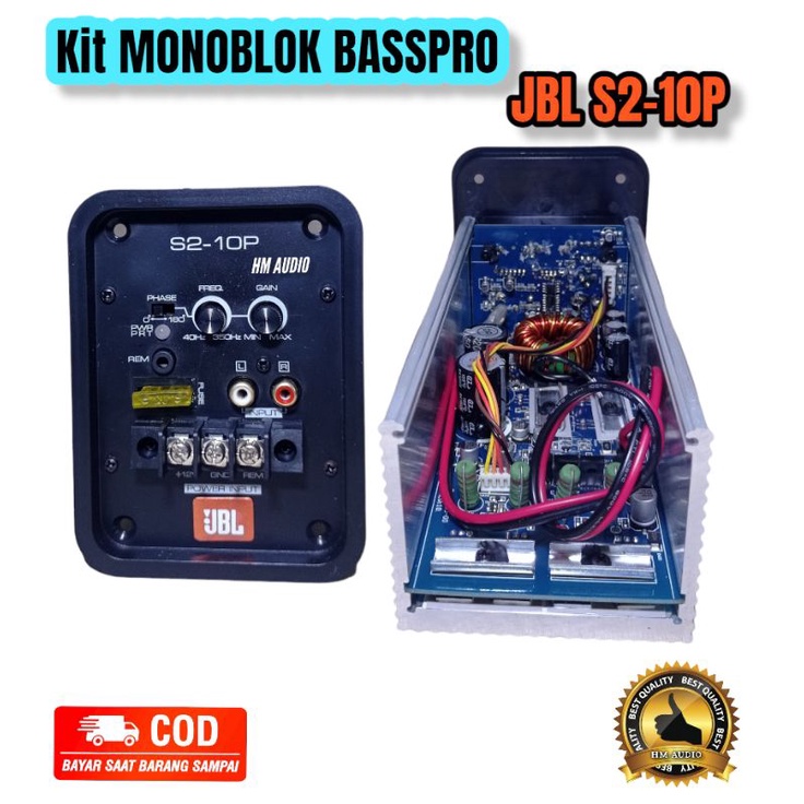 Power Kit Monoblok Basspro JBL S2-10P Kit Bass Tube JBL