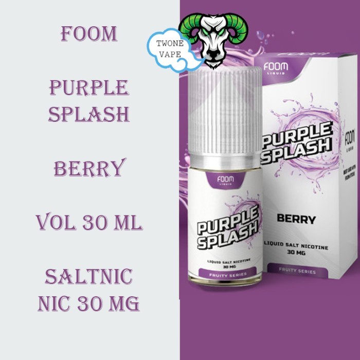 Liquid Foom Fruity Series | Foom Purple Splash Frosty Berry 30ml