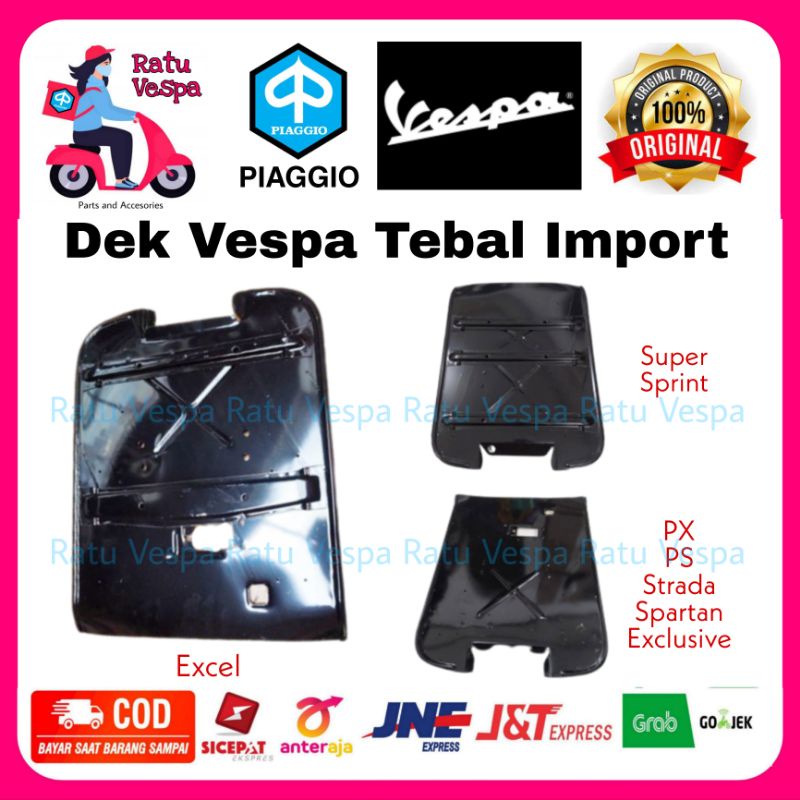 Dek Vespa Import Tebal Vespa Super Sprint PX PS Strada Spartan Excel