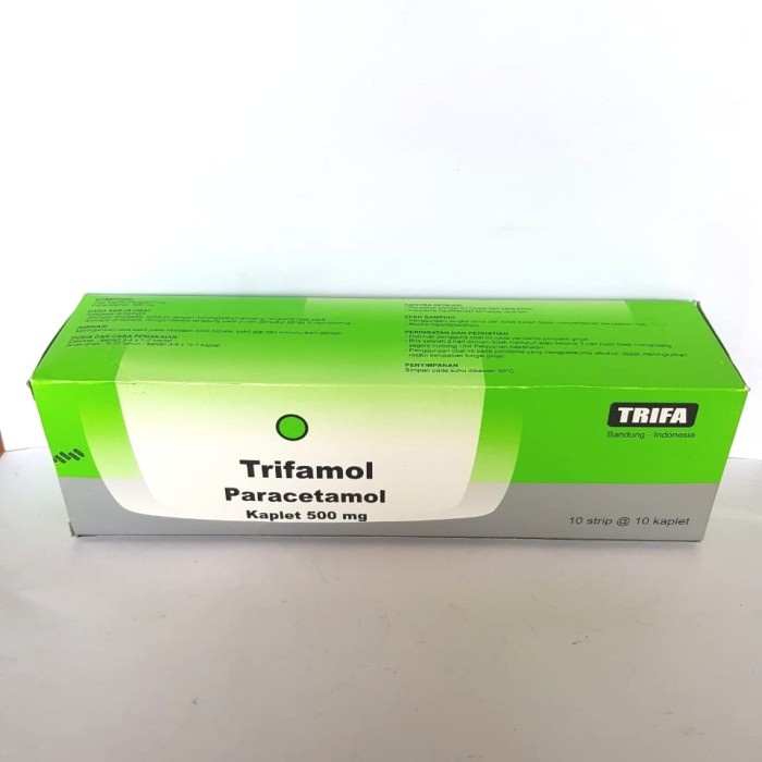 TRIFAMOL Tablet 1 Box 10 Strip Paracetamol