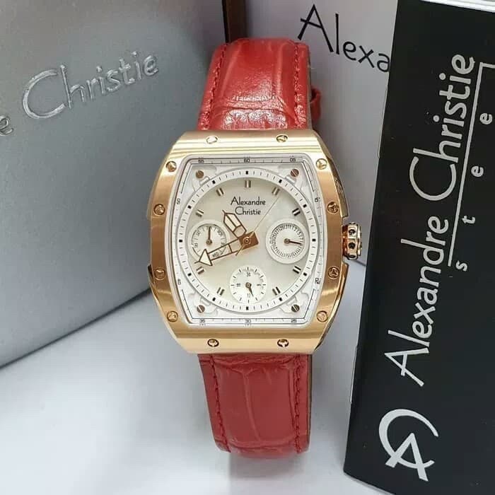 {CollectionStore} Alexandre Christie AC 6411 Rose Gold Murah