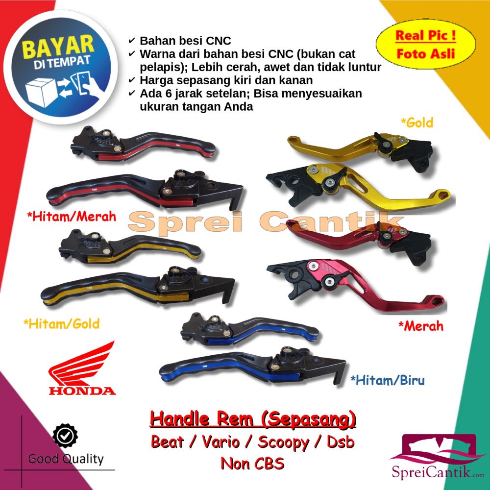 Handle Rem Setelan VARIO KARBU 110 125 TECHNO / SCOOPY Fi Karbu / BEAT KARBU FI POP STREET ESP DELUX