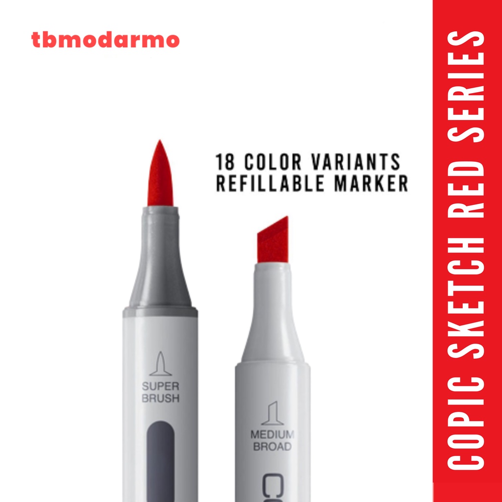 Copic Sketch Marker R (Red) Series CSM/R - Satuan