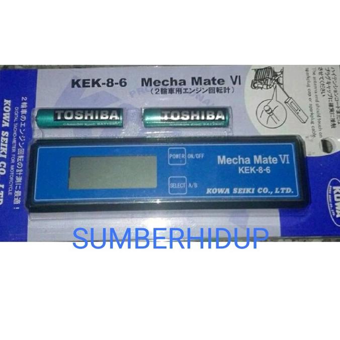 KOWA SEIKI KEK-8-6 Mecha Mate VI ALAT UKUR KECEPATAN RPM Tacometer sumberh11 Segera Beli