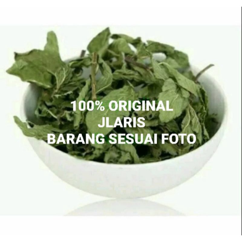 Grade A, Full Daun] Bo He / Daun Mint Kering 1kg / Menthol