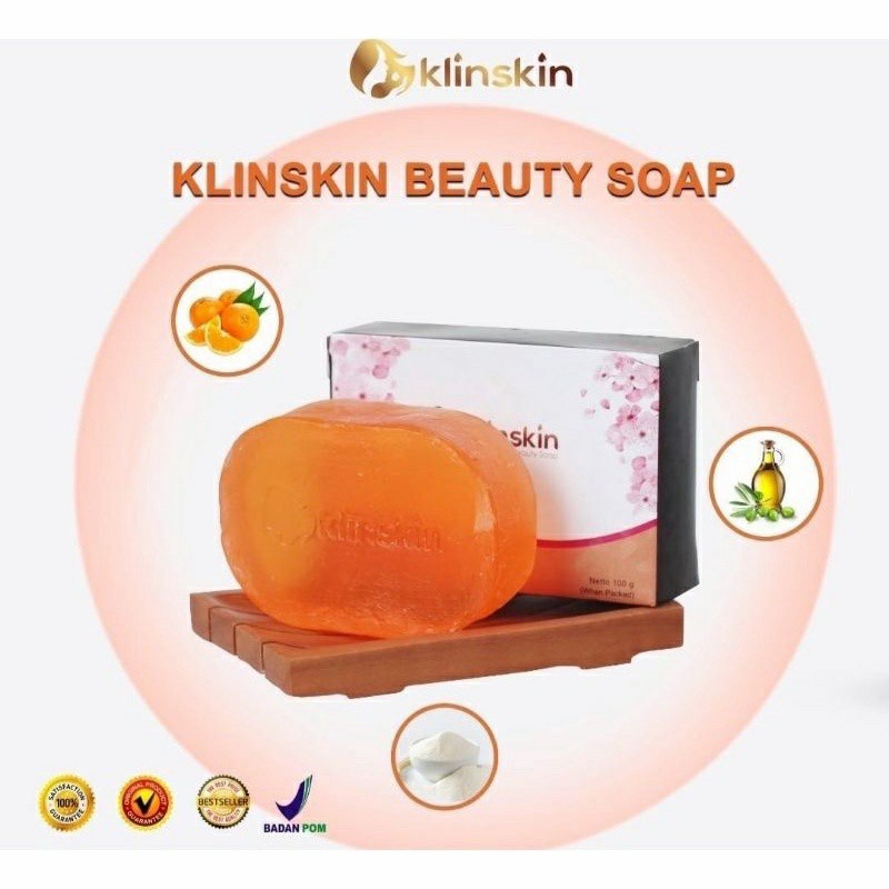 KLINSKIN BEAUTY SOAP ORIGINAL 100GR - SABUN BATANG KLINSKIN ASLI