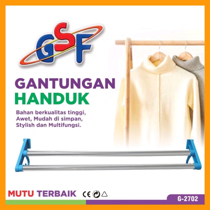 [COD] GANTUNGAN HANDUK DINDING GSF TERMURAH - GANTUNGAN HANDUK G-2702