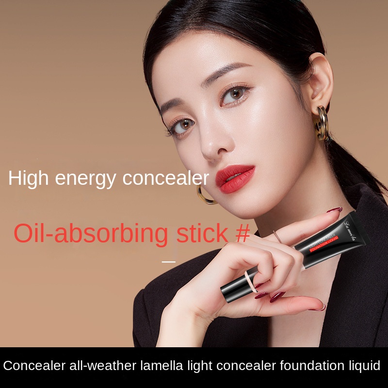 Full Coverage Light Concealer Liquid Foundation Memperbaiki Concealer Kosmetik Isolated Cream Foundation